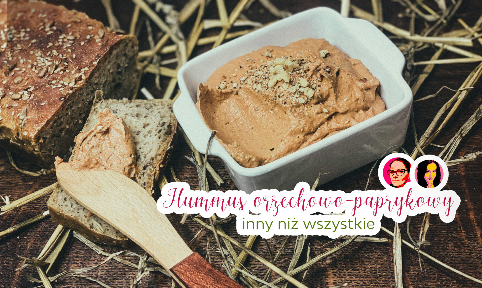 hummus paprykowo-orzechowy